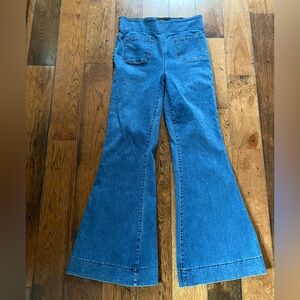 Show Me Your Mumu Farrah Pull On Trousers Jeans Deep End Large